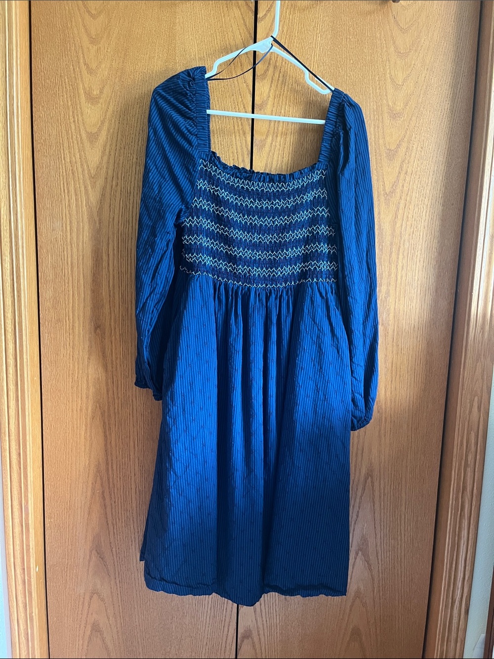 Dress with smocking